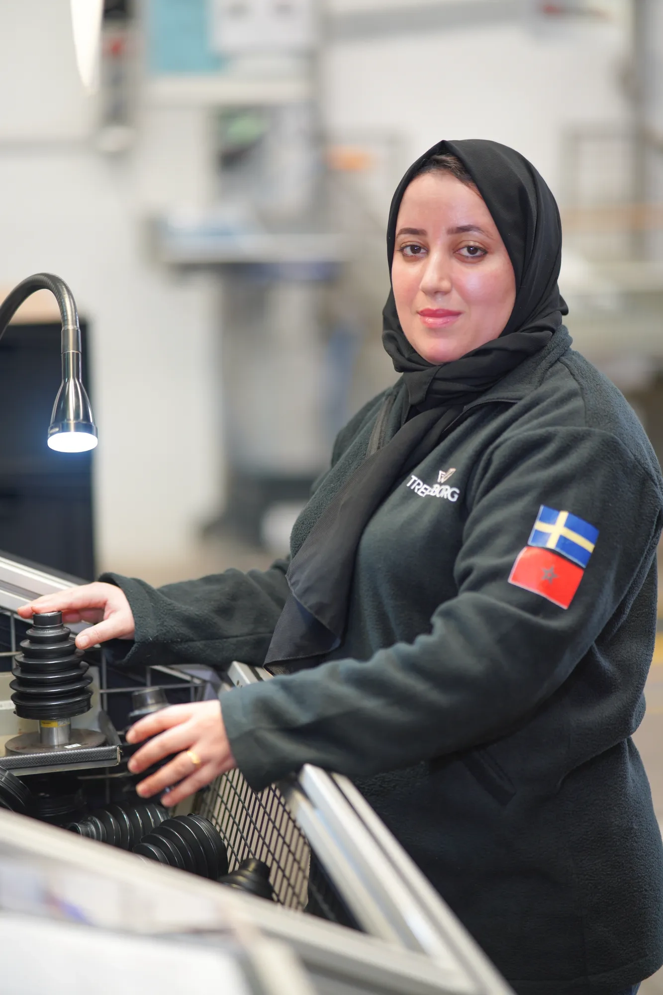 One of our dedicated operators meticulously inspects each part to ensure the delivery of high-quality products that meet our customers' needs.