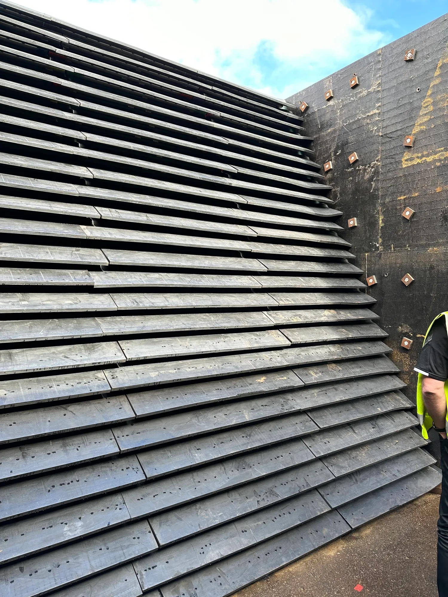 Flexi-Guard mining solution featuring rubber fingers for mining wear protection by Trelleborg