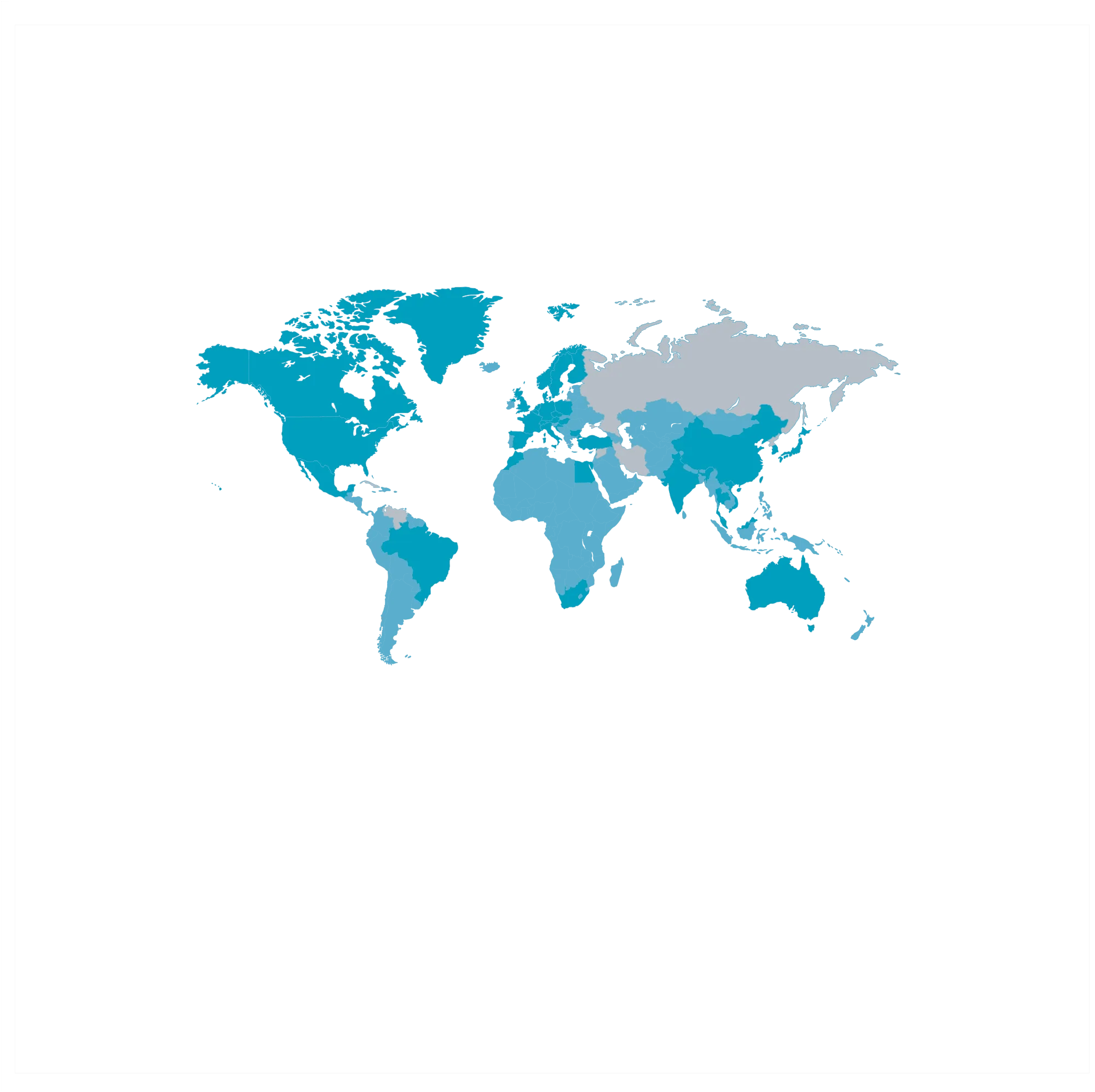 World map vector illustration.