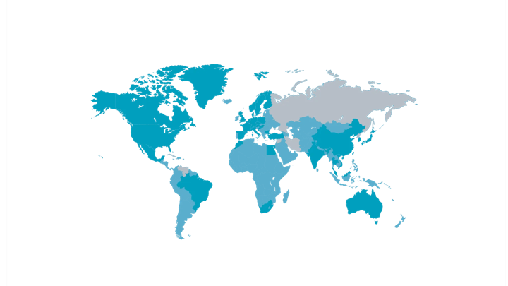 World map vector illustration.